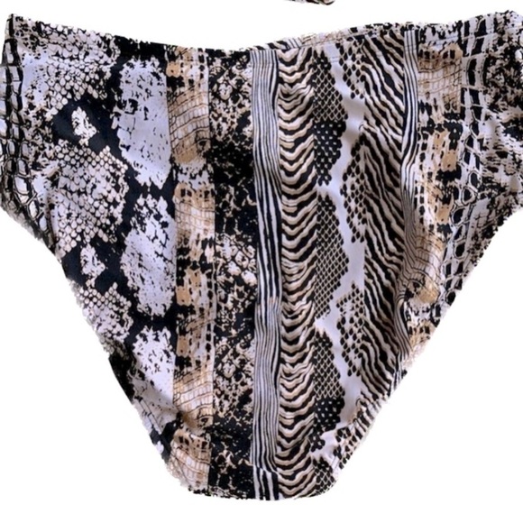 Bleu Rod Beattie Walk On The Wild Side High Waist Bikini Bottom Brown, B… - Picture 10 of 12